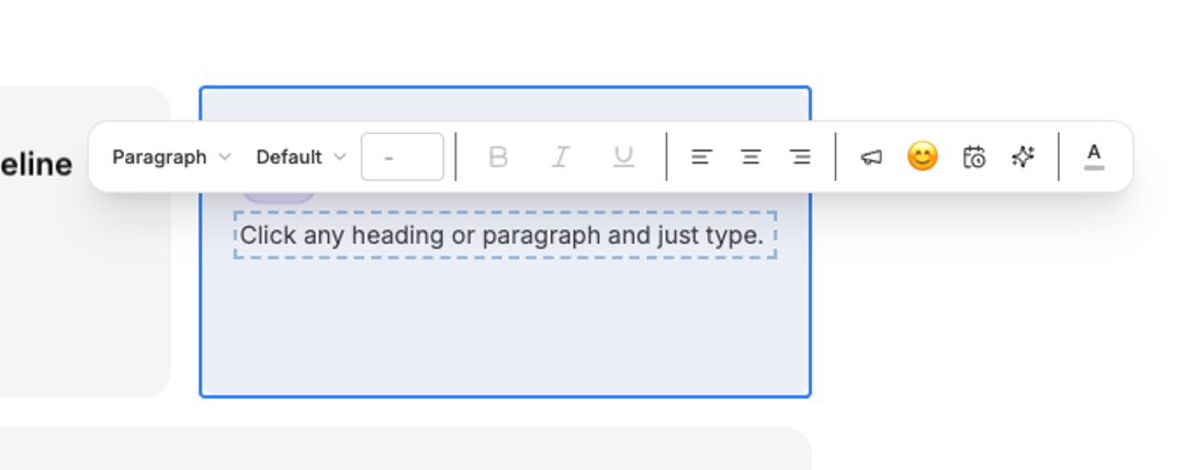 Rich text editor