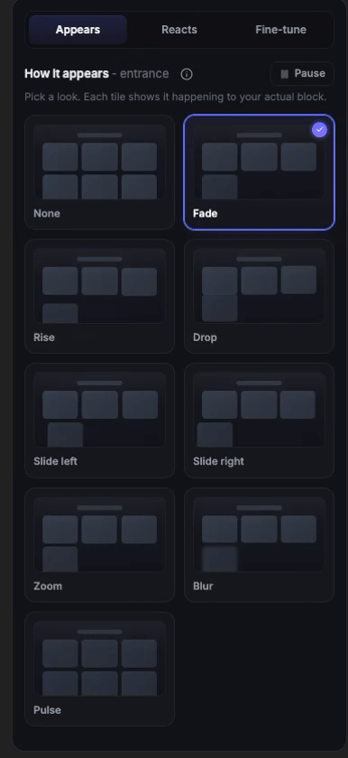 Animations Included